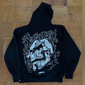 Warren Lotas Dr Sadism Hoodie size Medium black men’s